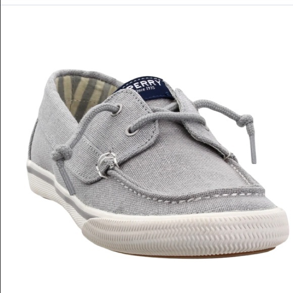 Sperry girls Lounge away shoes in silver sparkle size 1